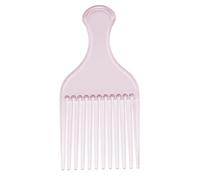 TAPESTRY WEAVING PLASTIC BEARD COMB COMFORTABLE HANDLE DIY TOOL HAIR BEARD NEAT GROOMING (Pink)