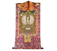 TapestrytapestrytapestryTibetan Thangka Art - 1000 Armes Avalokitesvara Thangka - Stampa giclée digitale ad alta risoluzione e doppio strato incorniciato a mano - arazzo buddista da appendere alla
