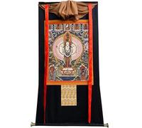TapestrytapestrytapestryTibetan Thangka Art - 1000 Armes Avalokitesvara Thangka - Stampa giclée digitale ad alta risoluzione e doppio strato incorniciato a mano - arazzo buddista da appendere alla