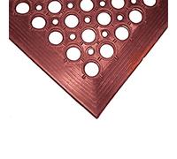 Tapetto Antifatica "Drainage" 152,4X91,4X1,2 Cm Rosso Gomma - 1 Unità
