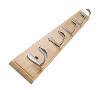 TapferBahn Attaccapanni a Muro in Legno,Appendiabiti da Parete,Appendi Abiti per Muro,Appendiabiti da Parete Moderno,Risparmia Spazio per Cappotti Borse Chiavi,Ingresso Camera da Letto Soggiorno