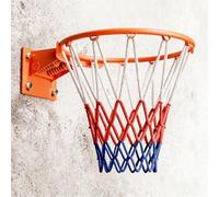 TapferBahn Canestro Basket da Muro,Canestro Basket Esterno,Canestro Regolamentare Basket Ring,Anello da Pallacanestro da Muro,con Doppia Molla,Selezione di Regali per Feste A Temas Sportivo