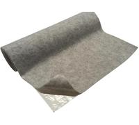 TAPHICEROS Rotolo di tessuto in feltro autoadesivo, grigio chiaro, 50 cm x 150 cm 2 mm, materiale di imbottitura, venduto al metro, tessuto di rivestimento interno per artigianato, auto, fai da te