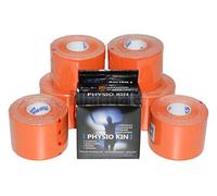 TAPING PHYSIOKIN Arancio - Cerotto elastico Kinesio Tape Neuromuscolare Fisioterapia cm 5 x 5 m