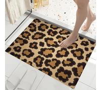 Tapis 3D De Cuisine Macchie Di Ghepardo Vintage Animali Selvatici - Paillasson Antidérapant, Lavable En Machine Pour Décorations Salon Chambre L’Entrée Tapis De Bienvenue Marrone, 45X75Cm