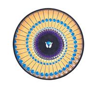 Tapis De Platine Vinyle | Tapis Antidérapant En Feutre 30 Cm À Effet Visuel | De Platine Vinyle À Illusion D'optique | Idéal Pour DJ, Mélomanes, Famille, Amis, Studio D'enregistrement, Décoration D'ar