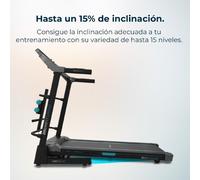 Tapis Roulant Cecotec DrumFit WayHome 1700 Sprint pieghevole 17 km/h 12 programmi LCD