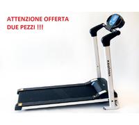 TAPIS ROULANT ELETTRICO SUPER OFFERTA 2 PEZZI10 KM/H SISTEMA CARDIO COMPATTO