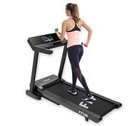 Tapis roulant Fitifito FT900 Profi 7 CV 22 km / h con schermo LCD, sistema di smorzamento, 5 moduli di allenamento incl.HRC - pieghevole, argento