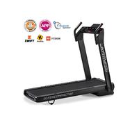 Supercompact 48 motore 2.0hp tapis roulant salvaspazio in 26 cm inclinazione elettrica + ricevitore cardio wireless + usb + mp3 - velocita 16 km/h - peso max utente 120 kg - piano corsa 130 x 48 cm cod.sc48-black - jk fitness versione 2020