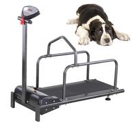 Tapis roulant per cani di piccola taglia - Attrezzatura per esercizi interni ed esterni con display LCD per perdita di peso e fitness