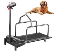 Tapis roulant per cani di taglia piccola e media, rampa regolabile con pedometro, macchina per esercizi indoor per una vita sana degli animali domestici, supporta fino a 90 kg