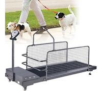 Tapis roulant per cani per esercizi indoor, pendenza regolabile e schermo di visualizzazione, supporta fino a 99,8 kg per cani di taglia grande e media