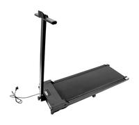 Tapis roulant piatto, tapis roulant elettrico, Walking Pad Tapis roulant con LED, intelligente threadmill, portatile, display a LED, con carico di 100 kg/220,46 lbs (nero)