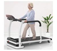 Tapis roulant Pieghevole per Anziani, Tapis roulant riabilitativo con inclinazione e corrimano di Sicurezza per Esercizi di Fitness a casa, Recupero degli Arti e Allenamento Indoor