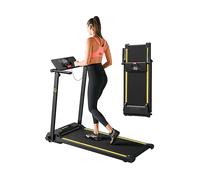 UREVO URTM006 Tapis Roulant Mini Pieghevole, Velocità Max 1-10 km/h, Area di Camminata 105*40 cm, Carico Max 100 kg, 12 Programmi HIIT Integrati - Nouvo