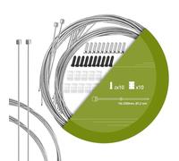 TAPKUA 10 Pezzi Cavi del Cambio per Bicicletta, 2500mm Cavo Cambio Universale per Mountain Bike, Bici da Corsa