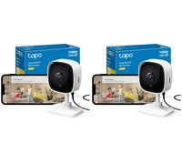 Tapo C100 Telecamera Wi-Fi Interno, Videocamera Sorveglianza FHD, Visione Nottur