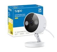 Tapo C120 Telecamera Wi-Fi Esterno & Interno, Videocamera Sorveglianza 2K 4MP, Sicurezza Domestica AI, Visione Notturna, Installazione semplice, Base Magnetica, IP66 Resistente Alle Intemperie, Alexa