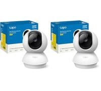 Tapo C200 Telecamera Wi-Fi Interno FHD, Videocamera sorveglianza, Visione Notturna, 360° Visuale, Audio Bidirezionale, Rilevamento di movimento e notifiche, Allarme acustico e luminoso integrato