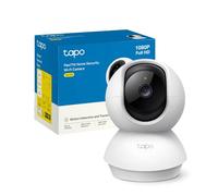 Tapo C200 Telecamera Wi-Fi Interno FHD, Videocamera sorveglianza, Visione Notturna, 360° Visuale, Audio Bidirezionale, Rilevamento di movimento e notifiche, Allarme acustico e luminoso integrato