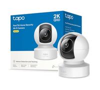 Tapo C222 2K 4MP Telecamera WiFi Interno Videocamera Sorveglianza 360° PTZ | Telecamera per Bambini/Animali, Visione Notturna Avanzata, Audio Bidirezionale, Smart AI, Allarme Acustico e Luminoso