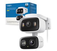 Tapo C246D Telecamera WiFi Esterno Doppio Obbiettivo(3MP+3MP), Pan/Tilt, Visione