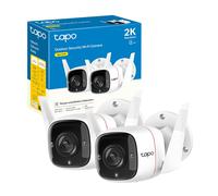 TP-Link Tapo C310P2 Telecamera Wi-Fi Esterno UHD 3MP Telecamera IP di Sorveglianza, Visione Notturna fino 30m, Impermeabile IP66, 2 Vie Audio, Compatibile con Alexa, Contiene 2 Tapo C310