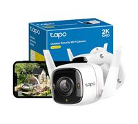 Tapo C320WS V1 - Telecamera di sorveglianza di rete - esterna - antipolvere/resistente alle intemperie - colore (Giorno&Notte) - 4 MP