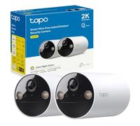Tapo C410 - Telecamera di sicurezza per esterni a batteria, 2K, wireless, visione notturna a colori, telecamera CCTV per interni senza costi mensili, rilevamento AI, IP65 resistente alle intemperie