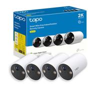 Tapo C410 Telecamera per Interni ed Esterni Senza Fili, 2K 3MP, Batt Bianco Puro