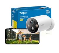 Tapo C425 2K 4MP QHD Batteria Telecamera di Sicurezza Esterna Wireless, Durata della Batteria 300 Giorni, FOV Super-Wide 150°, Visione Notturna a colori, Macchina Fotografica Esterna Senza Costo