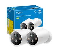 Tapo C425 Telecamera WiFi Esterno 2K 4MP Batteria, Base Magnetica, 2pz