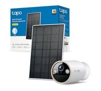 Tapo C460 KIT 4K 8MP Telecamera Pannello Solare con Base Magnetica, Visione Notturna a Colori Starlight, Batteria 10000mAh, Connettività WiFi 5G/2.4G, Rilevamento AI, IP66, Allarme Rapida e Antifurto