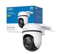 Tapo C510W Telecamera WiFi Esterno 2K 3MP, Visione a Colori, 360° PTZ