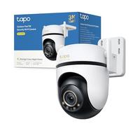Tapo C530WS Telecamera Wi-Fi Esterno 3K 5MP, 360° Visuale, Visione Notturna a Colori Starlight, Rilevamento AI, IP66, Wi-Fi o Ethernet, Allarme Sonoro e Luminoso, Supporta MicroSD fino a 512 GB