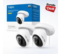 Tapo C560WS Telecamera WiFi Esterno 4K 8MP, Starlight, 360° PTZ, 2pz
