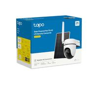 Tapo C615G KIT 2K 3MP Telecamera di sicurezza solare per esterni wireless, telecamera di sicurezza 4G con slot SIM, telecamera esterna a colori per visione notturna, rilevamento AI, IP65, nessun hub