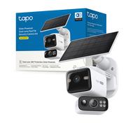 Tapo C645D KIT Telecamera WiFi Esterno 2K Doppio Obiettivo Solare, 360° PTZ