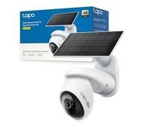 Tapo C660 KIT 4K 8MP Telecamera Pannello Solare, 360 ° Visuale, Visione Notturna a Colori Starlight, Batteria 10000mAh, Connettività WiFi 5G/2.4G, Rilevamento AI, IP66, Allarme Rapida e Antifurto
