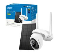 Tapo C665G KIT Telecamera 4G LTE Esterno 4K 8MP con Pannello Solare, 360° PTZ