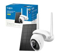 Tapo C665G KIT Telecamera Wi-Fi Esterno Senza Fili con Pannello Solare, 4K 8MP, con SIM 4G LTE, Pan/Tilt, Rilevamento AI Persone/Animali/Veicoli, Visione Notturna a Colori, Registrazione Continua 24/7