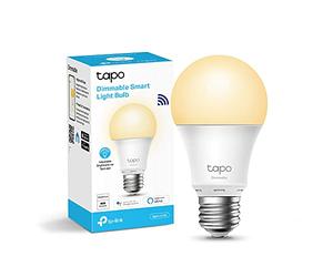 Tapo L510E Lampadina Smart WiFi E27 Luce Calda 806lm 9W Alexa Google | Per Soggiorno e Camera, Luce Calda 2700K, Dimmerabile 1%-100%, Controllo da App, Programmazione Oraria, Senza Hub