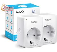 Tapo P100 Presa Smart Wifi 10A 2300W Timer Controllo App Alexa Google, 2Pz