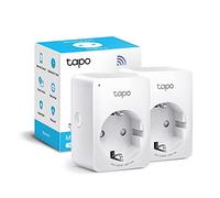 Tapo P100 Presa Smart WiFi 10A 2300W Timer Controllo App Alexa Google, 2pz | Per Lampade, TV e Piccoli Elettrodomestici, Controllo da App Tapo, Programmazione Oraria, Timer e Controllo Remoto