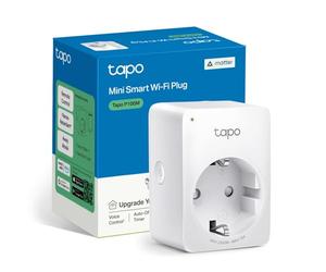 Tapo P100M Matter Presa Smart Plug, Intelligente, WiFi, Compatibile con Alexa e Google Home, Spegnimento Automatico, Controllo Remoto Tramite APP Tapo, 10A, 2300W
