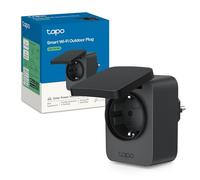 Tapo P410M Presa Smart Esterna, Presa Wifi, Controllo Vocale, Anti-sovraccarico, Monitoraggio dell'Energia, Risparmi Solari, Rilevamento dello zero, Controllo Remoto, IP54, Programma e Timer