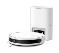 Tapo RV20 Max Plus White Robot Aspirapolvere Lavapavimenti con Mappatura 5300Pa, Svuotamento Automatico Polvere 3L, Navigazione LiDAR MagSlim, Design Ultra Compatto 83mm, Controllo APP&Alexa&Google