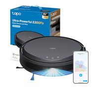 Tapo RV20 MAX Robot Aspirapolvere Lavapavimenti con Mappatura, Aspirazione 5300Pa, Navigazione LiDAR MagSlim, Zone No-Go e Muri Virtuali, Design Ultra Compatto 83mm, Controllo APP&Alexa