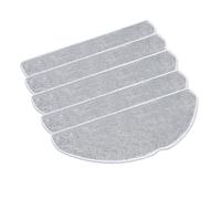 Tapo RVA301 - Panno per aspirapolvere lavabile, 5 pezzi, compatibile con RV30 Max Plus, RV30 Max, RV20 Max Plus, RV20 Max, RV20 Max, grigio